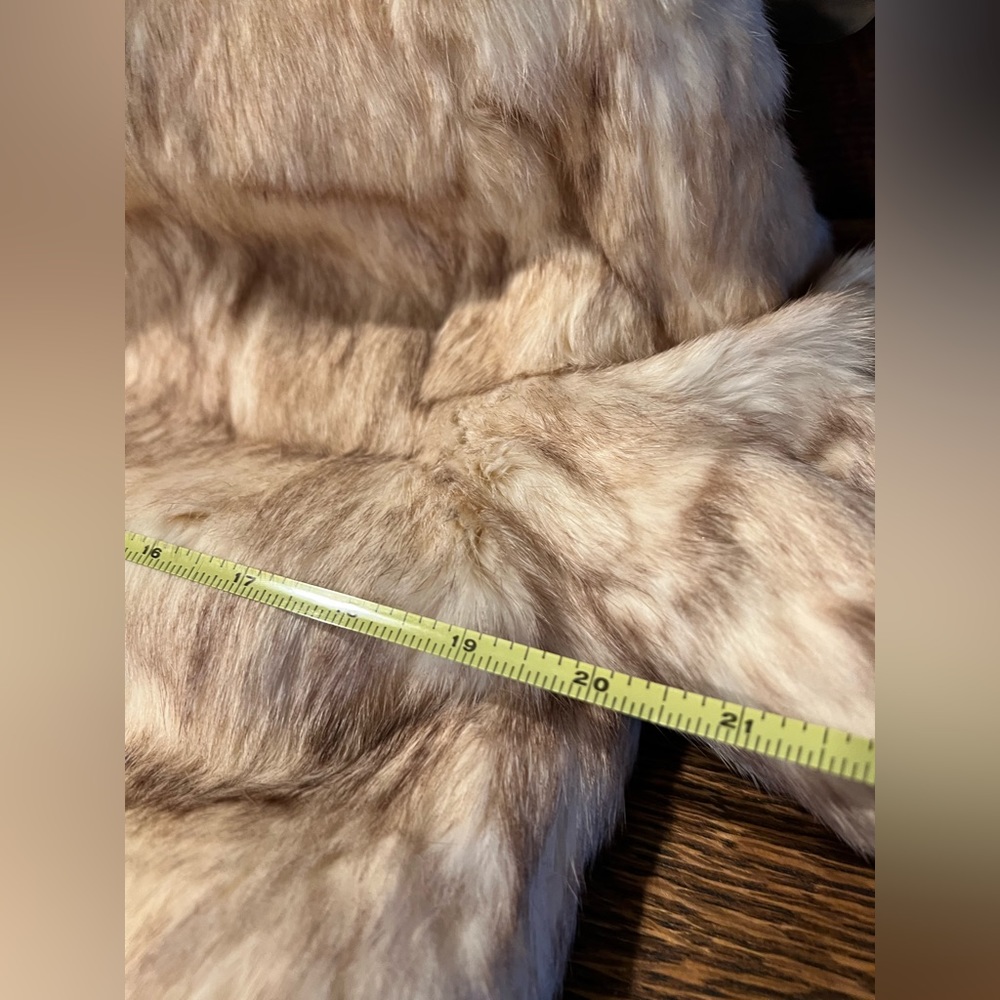 Vintage 80s Rabbit Fur Jacket - Picture 10 of 11
